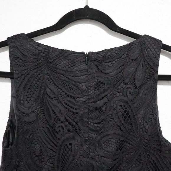 TRINA TURK | Black Lace Agni Dress Size 8 - Picture 6 of 8